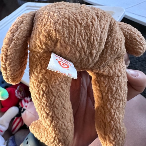 ‘Curly’ Beanie Baby Bear - Picture 2 of 3